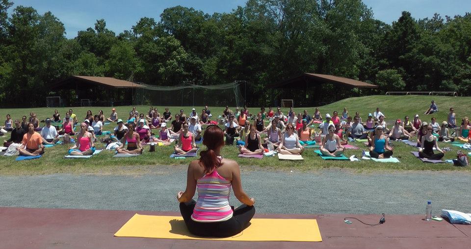 Yoga on the Green 2014