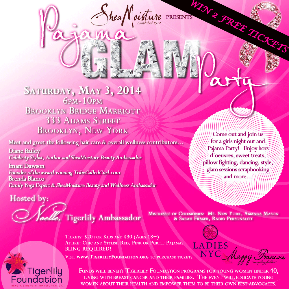 2 Free Tickets for Pajama Glam on May 3rd!