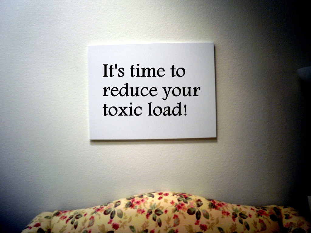 Reduce Your Toxic Intake